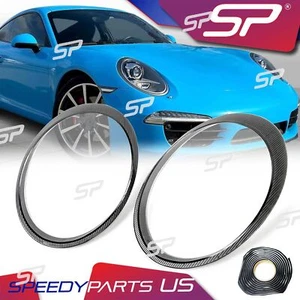 Headlight Lens Covers w/ Sealant for Porsche 911 Carrera 997 06-12 Clear Shell - Picture 1 of 10