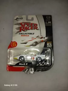 Jada Toys SPEED RACER Mach 5 White Die Cast Brand New Super Rare 1:55 Mint - Picture 1 of 5