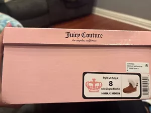 Juicy Couture Women's Size 8M Shoes Brown Comfort Fur Hidden Wedge Fashion Boots - Picture 1 of 4