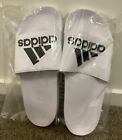 Adidas Adilette Shower Slider-Sandles Men's Size 10 Us White/Black