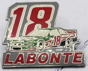 Bobby Labonte Interstate Battery #18 Nascar Grey and Red Racing Hat Pin - Picture 1 of 3