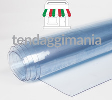 TELO PVC TRASPARENTE TELONE IN CRISTAL TAGLIO AL MEZZO METRO LINEARE 650 GR/MQ