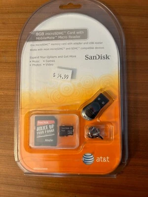 8GB MicroSDHC Card with MobileMate Micro Reader - Image 1 of 2