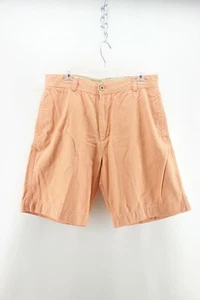 Caribbean Joe Chino Shorts Men's 34 Light Salmon Flat Front 100% Cotton - Picture 1 of 5