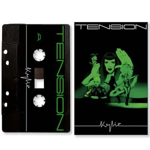 Kylie Minogue: Tension Cassingle - 2-track UK Black Cassette Single in Slipcase - Picture 1 of 4