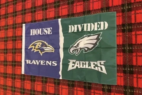 Brand New Baltimore Ravens / Philadelphia Eagles flag 3 foot by 5 foot Cover
