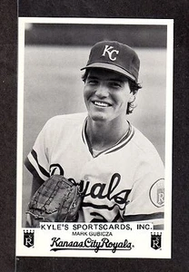 1984 Mark Gubicza  KC ROYALS  UNSIGNED  3-1/4 x 5  B&W TEAM ISSUE PHOTO CARD #5 - Picture 1 of 1
