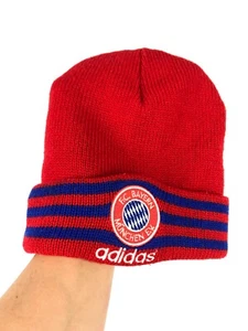 Gorra de fútbol vintage años 90 Bayern Munich sombrero raro bombo fútbol talla única adulto - Imagen 1 de 6