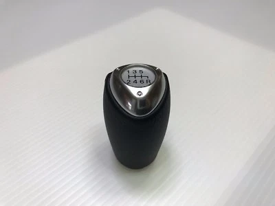EXTREMELY RARE MAZDA RX8 OEM GENUINE 6 SPEED MT SHIFTER KNOB BLACK STITCHING - Image 1 of 3