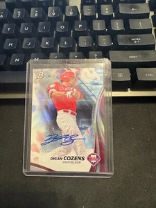 2017 Bowman Platinum Top Prospects Auto Dylan Cozens #TPA-DC Auto - Picture 1 of 2