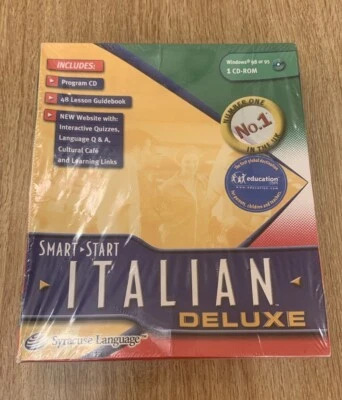 Syracuse Language Smart Start ITALIAN DELUXE CD-Rom - Learn Italian - Image 1 of 3