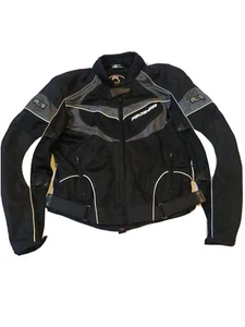 FieldSheer Judy Cool Mesh Motorcycle Jacket Ladies Black/Gray - size 10 GUC - Picture 1 of 8