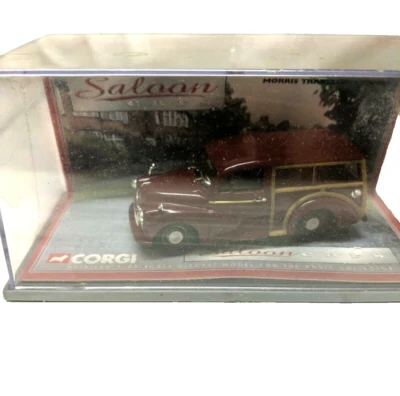 Corgi Saloon Cars Morris Traveller Car #02202 1999 Maroon Made In China - Image 1 of 4