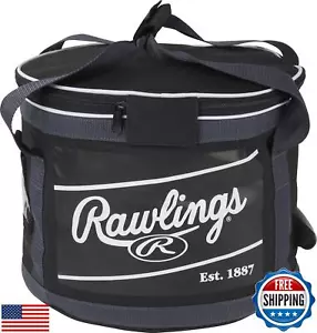 Rawlings | SOFT SIDED Ball Bag | Holds 3 Dz. Baseballs / 2 Dz. Softballs | Bl - Picture 1 of 5