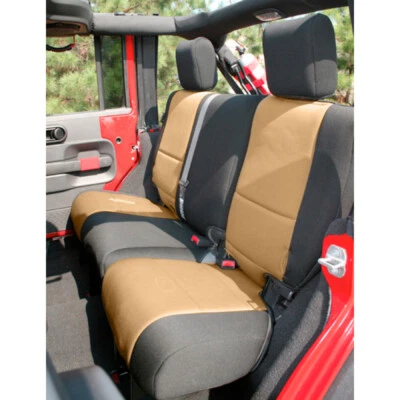 Cubierta de asiento trasero de neopreno Rugged Ridge para Jeep Wrangler JKU 07-18 Foto 1 de 4