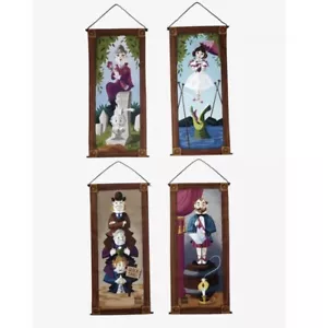 Disney The Haunted Mansion Stretching Room Portrait Hanging 15x34 Set- RARE-NWT - Picture 1 of 5