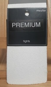 Premium Women’s Tights New Old Stock - Color 'OFF WHITE' Size - Med/Tall - Picture 1 of 5