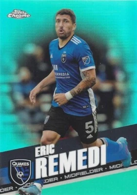 2022 Topps Chrome Major League Soccer Aqua Parallel Cards (191 - 200) - MLS - Image 1 of 4