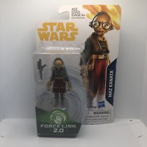 Star Wars Solo Force Link 2.0 Maz Kanata  3.75in BRAND NEW! SEALED!