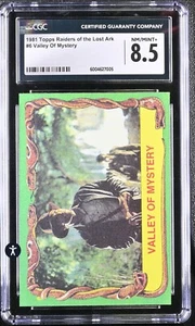 1981 Topps Raiders of the Lost Ark Valley of Mystery #6 Trading Card CGC 8.5 - Picture 1 of 2