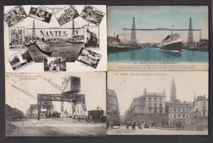 France Brittany NANTES small lot collection x5 PPCs - Picture 1 of 2