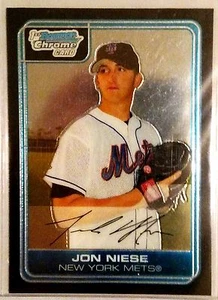 Jon Jonathon Niese 2006 Bowman Chrome RC Mets pitcher pitchie card! - Imagen 1 de 1