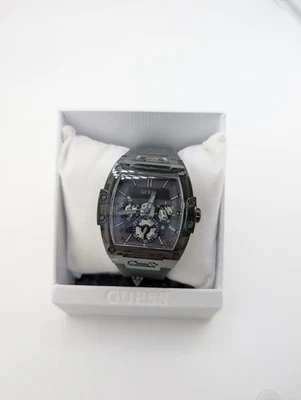 Nuevo reloj cronógrafo Guess para hombre 43 mm óxido plateado esfera rayos de sol óxido de plata Foto 1 de 2