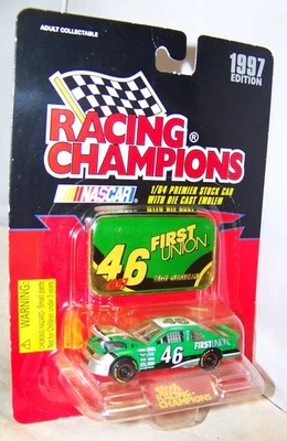 1:64 RACING CHAMPIONS PREMIER 1997 #46 FIRST UNION MONTE CARLO WALLY DALLENBACH - Image 1 of 2