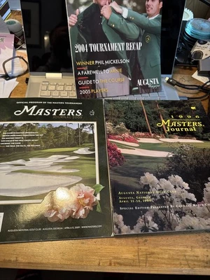 1996 2009 2005 Masters Journal Program Augusta National Magazines Tiger Amateur Foto 1 de 4