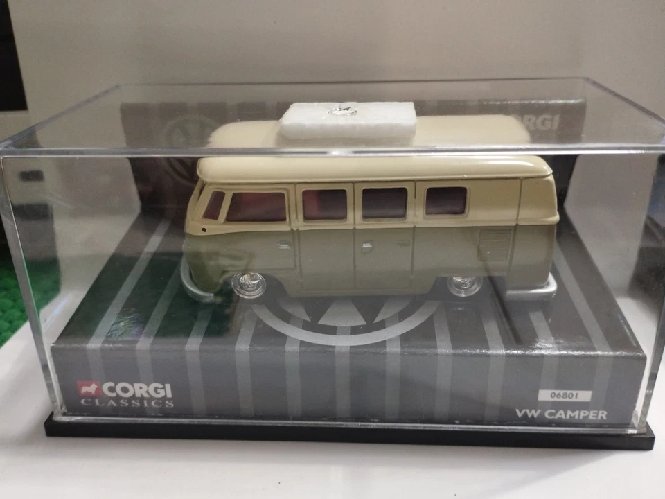 Corgi 06801 Volkswagen Transporter T1 Camper Scala 1/43 - Immagine 1 di 1