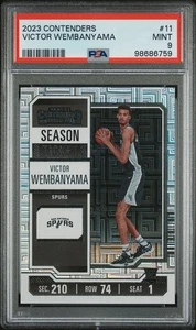 2023-24 Contenders Mojo Victor Wembanyama PSA 9 Rookie Season Ticket #11 MINT - Picture 1 of 2