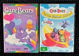 Care Bears Vol 1 & Care Bears To The Rescue Movie (New) DVD's Region 4 - Picture 1 of 6