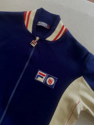 jacket vintage 80 FILA BJORN BORG MK1  TG 48 Magl. Biellese Made In Italy - Imagen 1 de 4