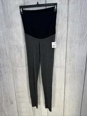 A Pea in the Pod Maternity Leggings XS Gray LUXEssentials Secret Fit Belly Soft - Image 1 of 4