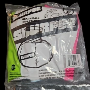 7 Eleven Slurpee Strandball Koozie schwimmend aufblasbar Getränkehalter limitiert - Bild 1 von 4