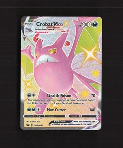 Crobat VMAX SWSH099 Sword & Shield Full Art Black Star Promo Pokemon Card NM - Picture 1 of 10