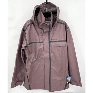 NWT Columbia Men's Coral Ridge ODX Quantum Mauve Rain Jacket Size M - Zdjęcie 1 z 11