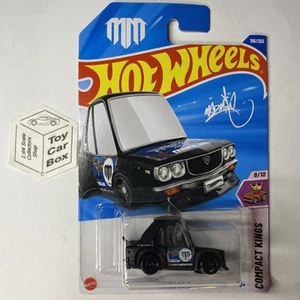 2025 HOT WHEELS #196 - Mazda RX-3 Mad Mike (Black #8 Compact Kings - Long) A44 - Picture 1 of 1