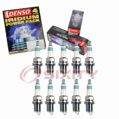 10 pc Denso Iridium Power Spark Plugs for 2007-2011 Audi S6 5.2L V10 mu - Image 1 of 4
