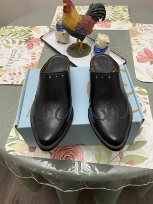 Botas Mules Damas Lucky Brand Negras Deslizables Talla 9 M Suavemente Usadas Foto 1 de 2