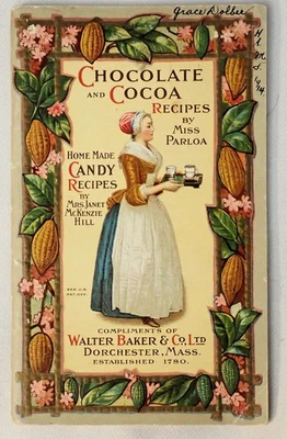 Baker Chocolate & Cocoa Recipes Booklet c 1912 Exc! - Image 1 of 4