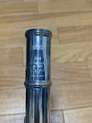 YAMAHA YFL-514 Flauta Plata 925 Mecanismo E Usado con Estuche Rígido Estuche Blando Foto 1 de 4