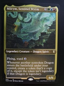 Miirym, Sentinel Wyrm NM ETCHED FOIL Commander Legends: Battle for Baldur's Gate - Picture 1 of 2