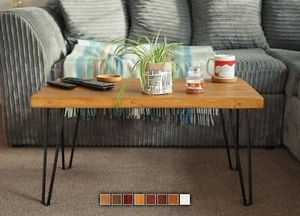 Chunky Simple Coffee Table - Economy Handmade Coffee Table - Picture 1 of 5