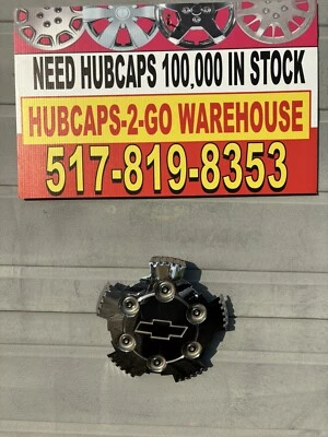 Хромированный центральный колпак колеса 2004-2008 Chevrolet Colorado 1 б/у с хорошими зажимами редкий - Изображение 1 из 4