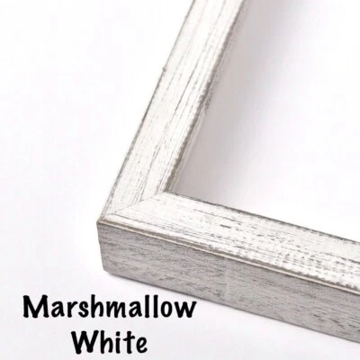 Country Colors Rustic Wood Picture Frame Thin Farmhouse Distressed Decor For Art - Image 1 of 4