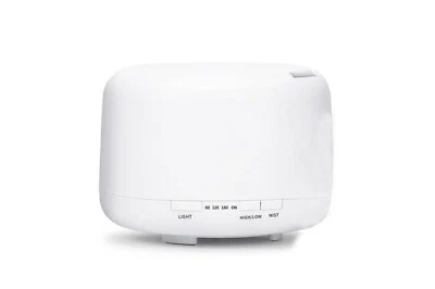 Diffusore Aromi 500ml Umidificatore Purificatore Ultrasuoni Aria 7 Luci LED - Immagine 1 di 4