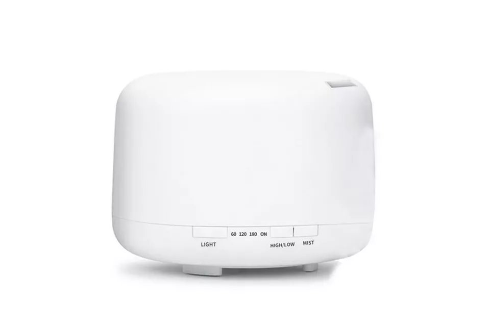 Diffusore Aromi 500ml Umidificatore Purificatore Ultrasuoni Aria 7 Luci LED - Immagine 1 di 4