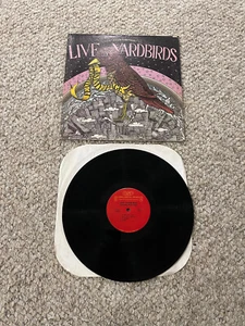 YARDBIRDS LIVE YARDBIRDS 1976 Red Label Vinyl Record 12” Classic Lp - Picture 1 of 3