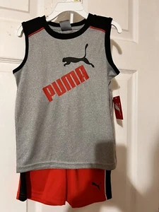 2Pc Interlock Muscle Tee & Mesh Short Set Size 4 - Picture 1 of 5